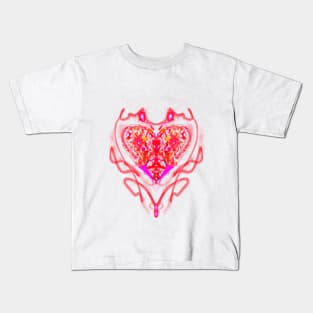 Red String of Heart Kids T-Shirt